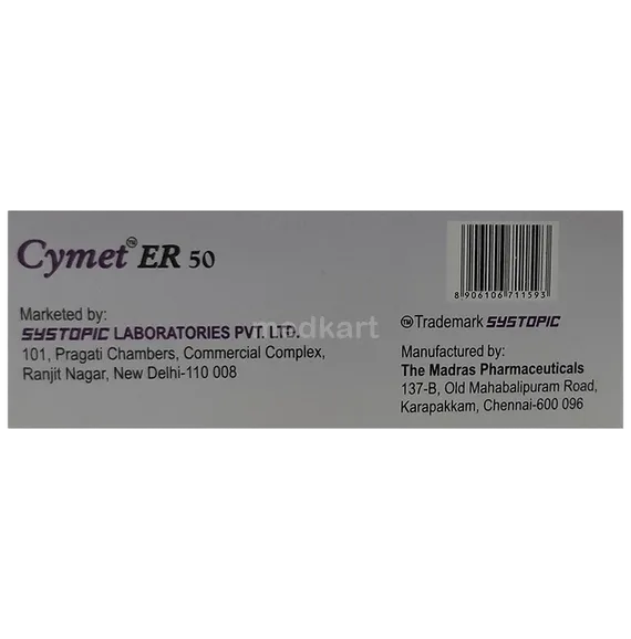 cymet er 50mg tablet 10's